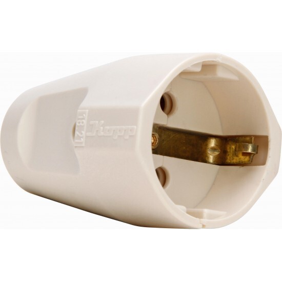 Kunststoff-Schutzkontakt-Schalenkupplung  Kopp