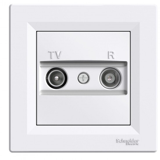 Antennenbuchse / TV + R - End ( 1dB )  Schneider Electric